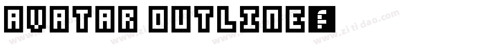 Avatar Outline字体转换